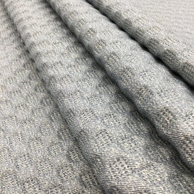 Delicia in Slate | Upholstery Fabric | Slate Blue Pre Quilted Check | 54 wide | By The Yard