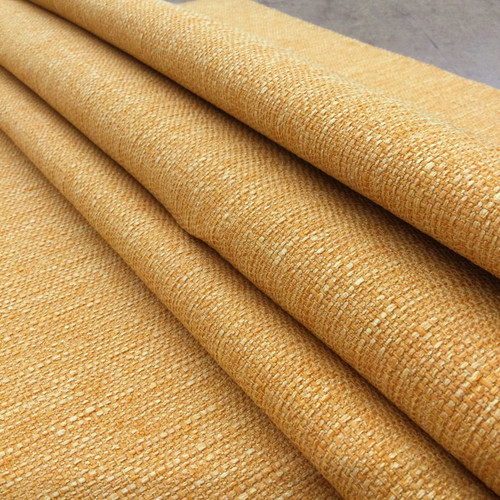 Sonoma in Flame, Upholstery & Heavy Curtain Fabric, Slub Linen Weave in  Yellowish Orange, 54 wide