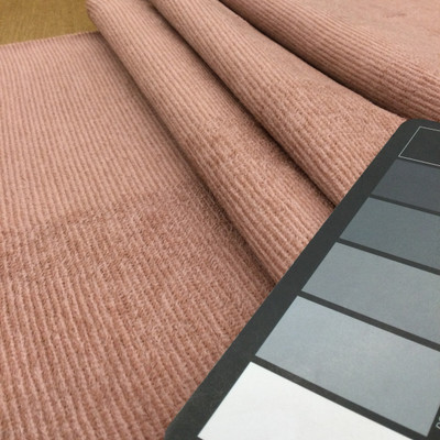 Solid Dusty Rose  | Low-pile Chenille Microfiber Fabric  | Rubber-backed Heavy Duty Upholstery | 54" Wide | By the Yard