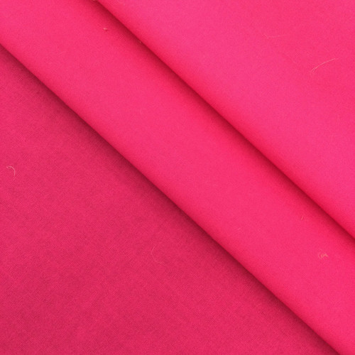 Solid Bright Pink Quilting Fabric 100 Cotton 44" Wide By the Yard Fabric Warehouse