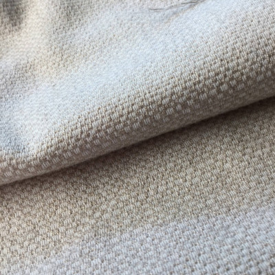 2.25 Yard Piece of Tone on Tone Beige Upholstery Fabric | Slipcover / Drapery | 54 W | By the Yard