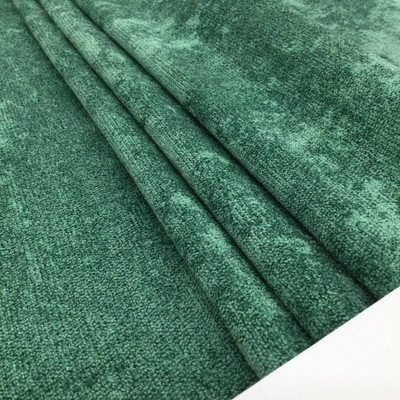 Chenille Fabric in Sea Green | Heavyweight Upholstery | 54" Wide | By the Yard | "Aiken" Sea Green