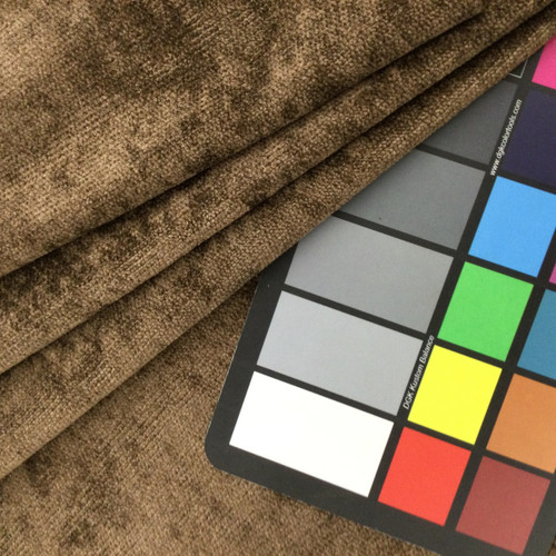 Chenille Fabric in Brown Heavyweight Upholstery 54" Wide By the