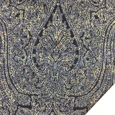 Paisley Home Decor Fabric | Blue / Turquoise / Navy | Upholstery / Drapery | 54" Wide | By the Yard | Tommy Bahama "Molokai" Great Sea