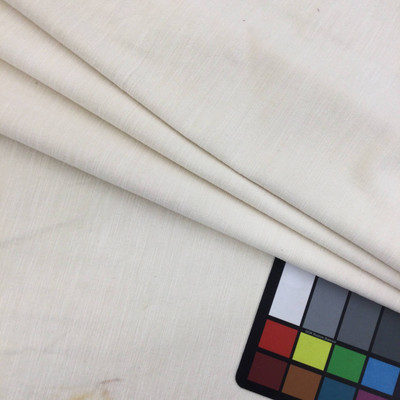 Striated Cream Velvet Fabric | Off White | Heavy Upholstery | 54" Wide | By the Yard