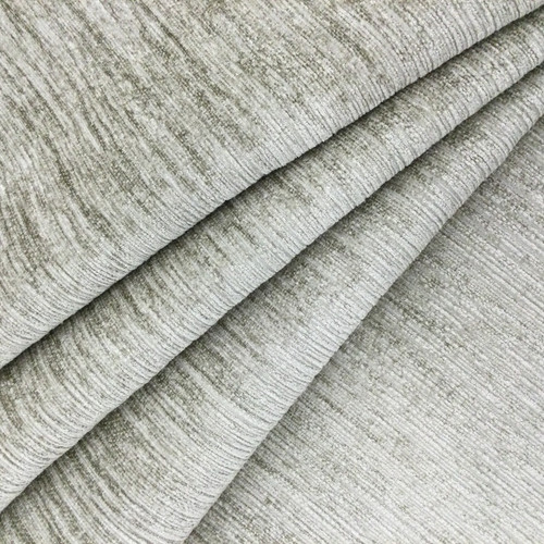 Taupe Slub Weave Chenille Fabric, Heavyweight Upholstery