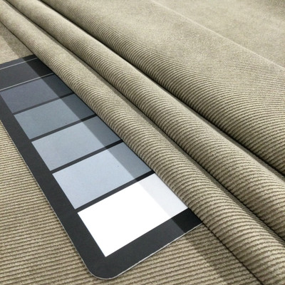 Twill Microsude Fabric in Olive Green | Drapery / Upholstery | 54" Wide | By the Yard