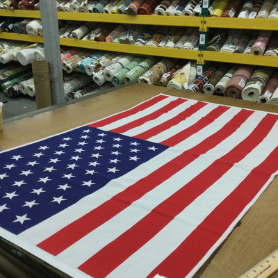 American Flag Fabric Panel | Red / White / Blue | Flag /Quilting / Tablerunner | 60" Wide | By the Panel