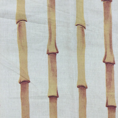 Bamboo Linen Like Fabric in Beige / Tan / Brown | Home Decor / Curtains | Cotton / Linen Blend | 54" Wide | By the Yard