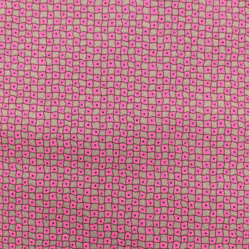 Checkered Squares in Purple and Grey Quilting Fabric 44" Wide 100