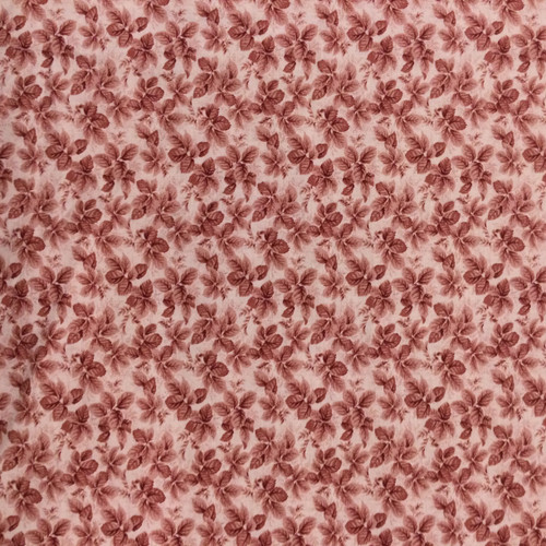 Foliage in Tonal Red Quilting Fabric 44" Wide 100 Cotton By