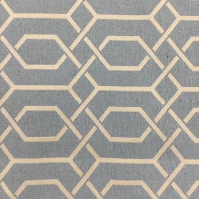 Lattice Fabric in Blue and Pale Green | Home Decor / Upholstery | 100% Polyester | 54" W | By the Yard | Regal Fabrics "Civic in Rain"