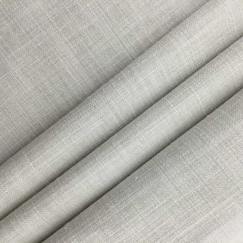 セール‼️PLAIN WEAVE COTTON LINEN 24ss Linen Slub Weave in Ivory Off-White Fabric | Upholstery