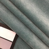 Velvet Fabric in Light Teal | Upholstery / Pillows | 57" Wide | By the Yard | Leslie Jee Textiles "Ritz" in Skylight