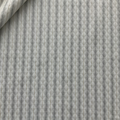 Richloom Solarium Diamond Tech Ticking Outdoor Pewter | Medium Weight Outdoor Fabric | Home Decor Fabric | 54" Wide