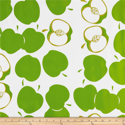 Oilcloth Solvang Lime | Heavyweight Oilcloth Fabric | Home Decor Fabric | 47" Wide