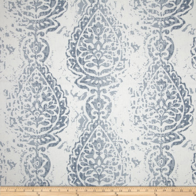 Premier Prints Manchester Cashmere Blue | Medium Weight Duck Fabric | Home Decor Fabric | 54" Wide