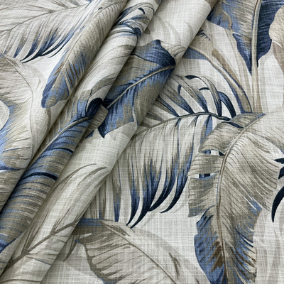 Tommy Bahama Home Palmiers Riptide | Medium/Heavyweight Duck Fabric | Home Decor Fabric | 54" Wide