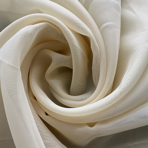 120 Inch Voile White Sheer Fabric by the Yard -  Canada