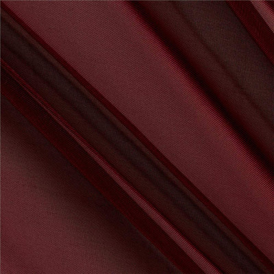 120" Sheer Voile Burgundy | Very Lightweight Voile Fabric | Home Decor Fabric | 120" Wide