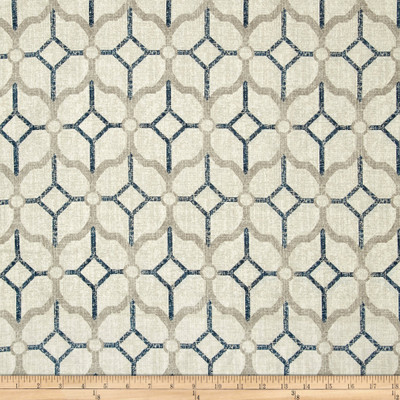 Magnolia Home Fashions Rockaway Navy | Medium Weight Duck Fabric | Home Decor Fabric | 54" Wide