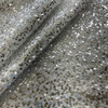 Taffeta Sequins Silver | Medium Weight Taffeta Fabric | Home Decor Fabric | 54" Wide