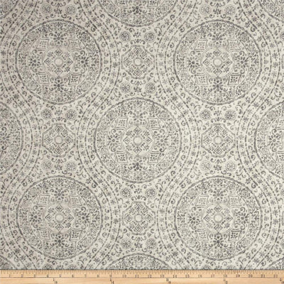 Magnolia Home Fashions Marrakesh Porcelain | Medium Weight Duck Fabric | Home Decor Fabric | 54" Wide