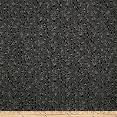 Lacefield Designs Global Market Ikat Dot Exclusive Smoke | Heavyweight Duck Fabric | Home Decor Fabric | 54" Wide