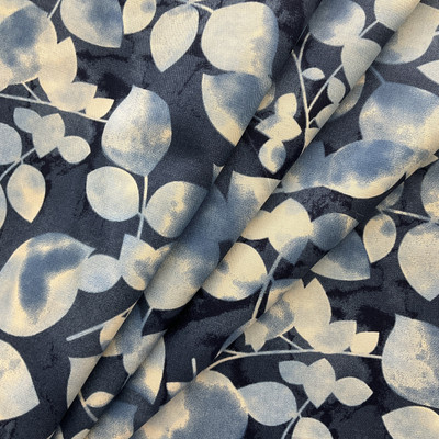 Studio NYC Silva Twill Lapis | Medium Weight Twill Fabric | Home Decor Fabric | 54" Wide