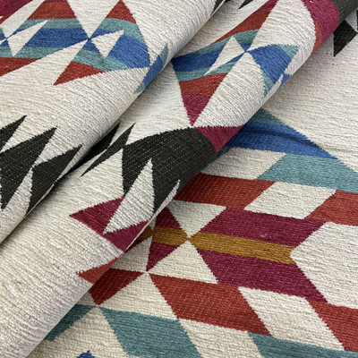 Artistry Tribal Southwest Uzumati Jacquard Serape | Very Heavyweight Jacquard Fabric | Home Decor Fabric | 57" Wide