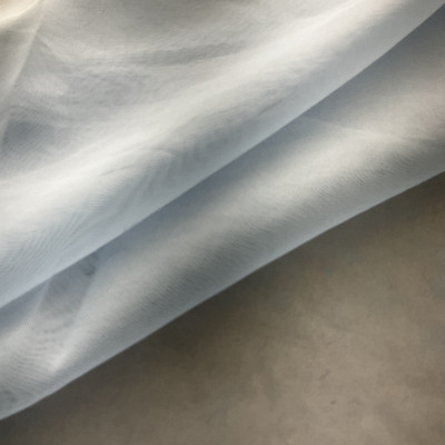 118" Sheer Voile Light Blue | Very Lightweight Voile Fabric | Home Decor Fabric | 118" Wide