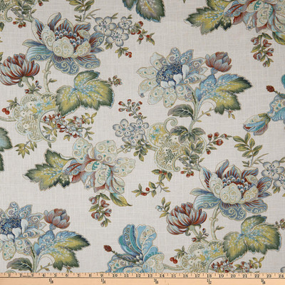 Swavelle Dublique White Tea | Medium/Heavyweight Duck Fabric | Home Decor Fabric | 54" Wide