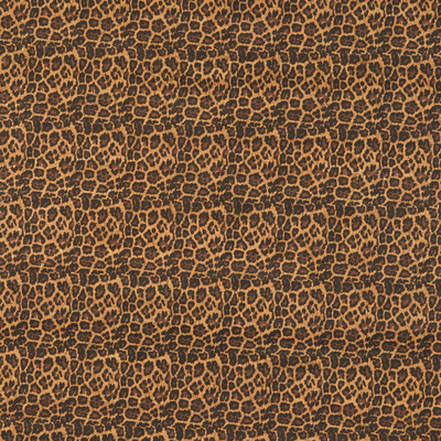 Belagio Cork Fabric Leopard Print Brown | Medium Weight Cork Fabric | Home Decor Fabric | 25" Wide