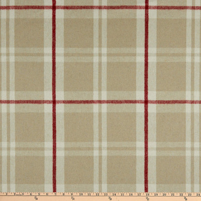 STOF France Granier Beige | Medium/Heavyweight Flannel Fabric | Home Decor Fabric | 55" Wide