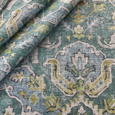 Hilary Farr Loxodonta Linen Caribe | Lightweight Linen Fabric | Home Decor Fabric | 57" Wide