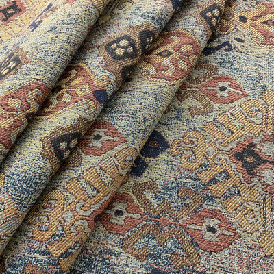 Artistry Tribal Southwest Reno Jacquard Fiesta | Very Heavyweight Jacquard Fabric | Home Decor Fabric | 56.5" Wide