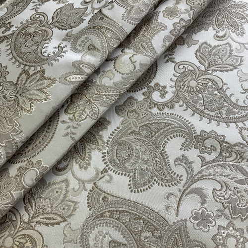 Eroica Novel Dumas Jacquard Parchment | Medium Weight Jacquard Fabric ...