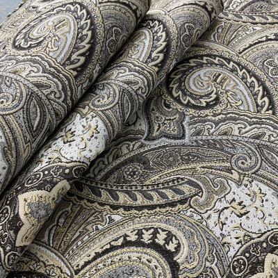 Performatex O Paisley Park Outdoor Woven Jacquard Linen | Medium Weight Outdoor, Jacquard, Woven Fabric | Home Decor Fabric | 54" Wide