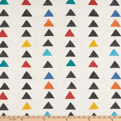 PKL Studio Outdoor Nomadic Triangle Crayon | Medium Weight Outdoor, Woven Fabric | Home Decor Fabric | 54" Wide