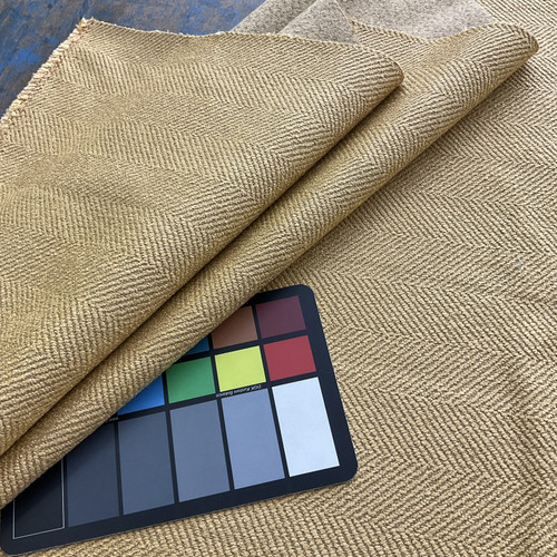 Artistry Piedmont Herringbone Woven Marigold Medium Weight Woven Fabric Home Decor Fabric