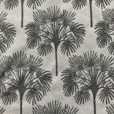 STOF France Vatea Jacquard Anthracite | Medium/Heavyweight Jacquard Fabric | Home Decor Fabric | 59" Wide