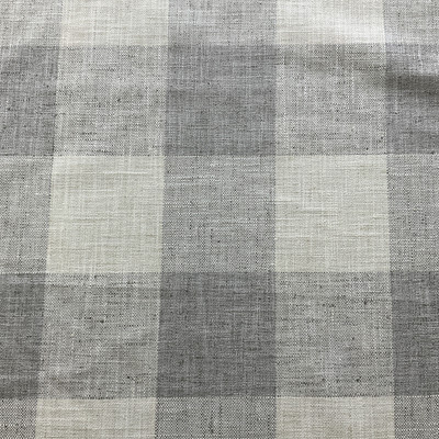 P Kaufmann Check Please Basketweave Moonstone | Medium/Heavyweight Basketweave Fabric | Home Decor Fabric | 54" Wide