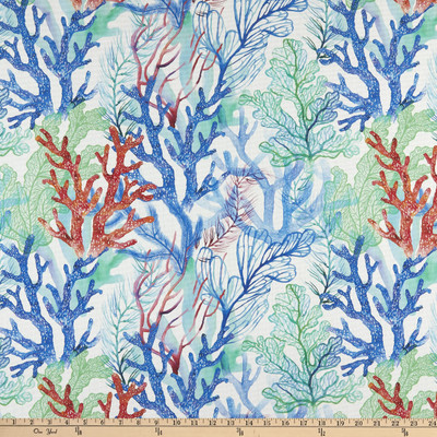 Terrasol Living Coral Outdoor Acrylic Ocean | Medium/Heavyweight Outdoor Fabric | Home Decor Fabric | 54" Wide