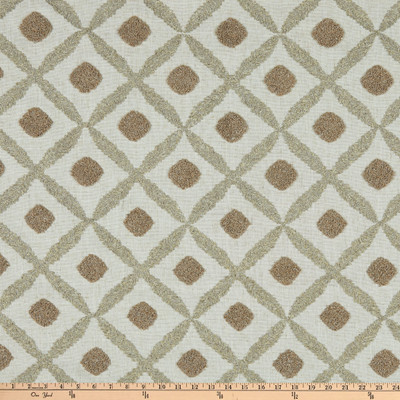 Delilah Tuft Embroidered Woven Linen | Medium Weight Woven Fabric | Home Decor Fabric | 54" Wide