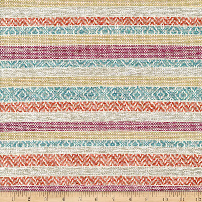 PKL Studio Kilim Bands Woven Jacquard Fiesta | Very Heavyweight Jacquard Fabric | Home Decor Fabric | 54" Wide