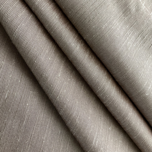 Isla Raw Slub Faux Silk Carmel | Lightweight Dupioni Fabric | Home ...