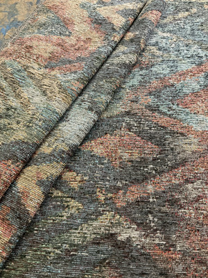 Swavelle Wind River Geo Chenille Multi | Heavyweight Chenille Fabric | Home Decor Fabric | 58" Wide