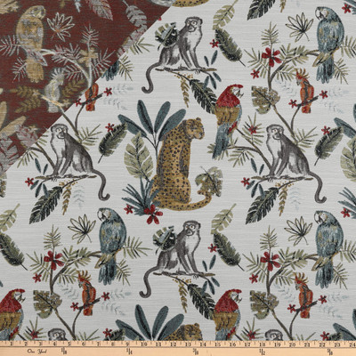 Swavelle Game Reserve Jacquard Multi | Very Heavyweight Jacquard Fabric | Home Decor Fabric | 57" Wide