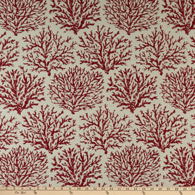 Bella Dura Home Performance Coraline Coral | Heavyweight Outdoor, Jacquard Fabric | Home Decor Fabric | 55" Wide