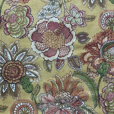 Comersan Fabrics Dante Duck Yellow/Brown | Lightweight Duck Fabric | Home Decor Fabric | 55" Wide